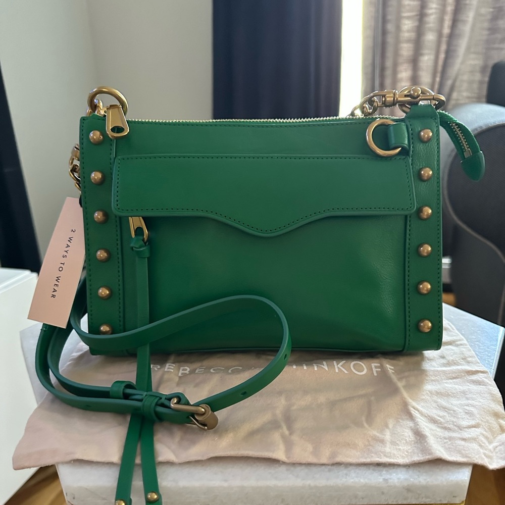 Rebecca Minkoff NWT M.A.B Crossbody with silver studs.